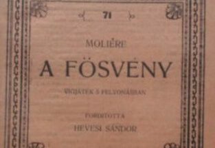 Moliére: A fösvény olvasónapló