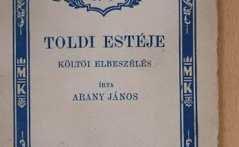 Arany János: Toldi estéje olvasónapló